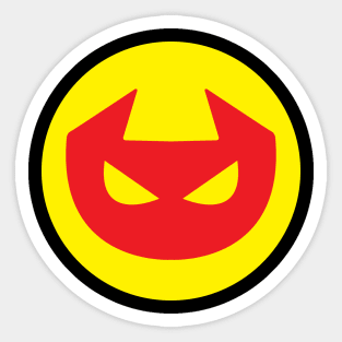 Simple Devil Icon Sticker